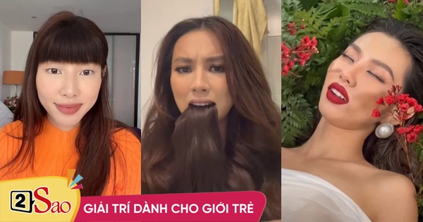 A series of photos that can’t hold back the laughter of Miss Thuy Tien