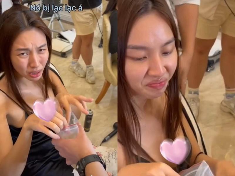 A series of photos that can't stop laughing of Miss Thuy Tien-11