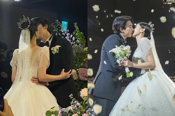 Hoon and Hwang Ji Sun released their secret wedding photos, everyone was whispering