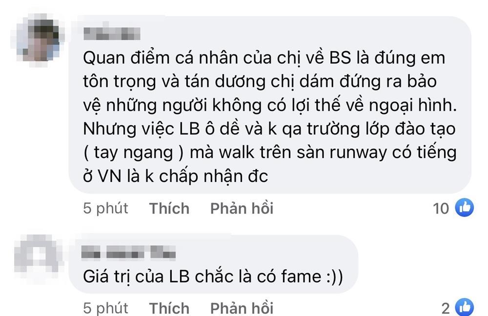 Minh Tú về phe Lê Bống sau màn catwalk bị chê gà Đông Tảo-4