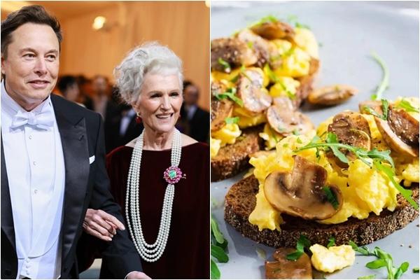 What does Elon Musk’s mother eat to keep fit at the age of 74?