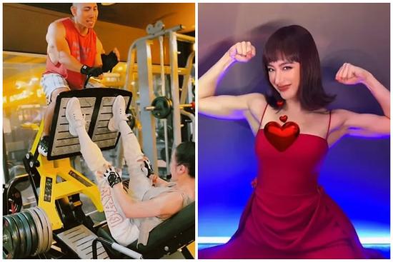 Gymer xịn cũng 'ngả mũ' nhìn Angela Phương Trinh nâng tạ 260kg