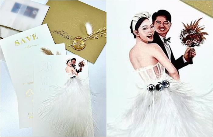 Rỏ rỉ thiệp cưới Minh Hằng, lộ luôn mặt hôn phu đại gia-3