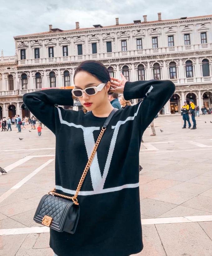 Hương Giang mix đồ sang chảnh ngút ngàn vi vu Pháp, Ý-2