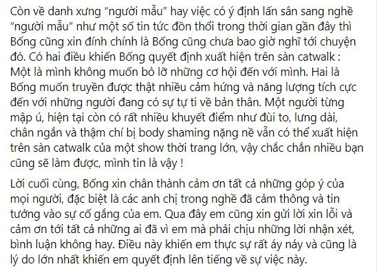 Minh Tú thanh minh sau khi bênh màn catwalk thảm họa của Lê Bống-5