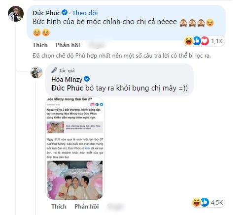 Hòa Minzy dằn mặt Đức Phúc vì tin đồn mang thai lần 2-6