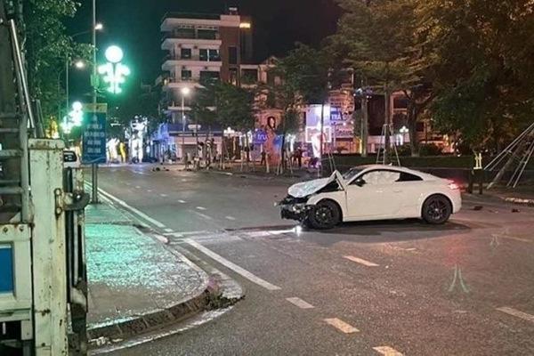 Clip góc quay khác cán bộ Sở GTVT Bắc Giang lái Audi tông chết 3 người-2