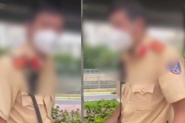 Xác minh clip CSGT lấy người vi phạm 1 triệu đồng ở TP.HCM-1