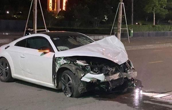 Clip góc quay khác cán bộ Sở GTVT Bắc Giang lái Audi tông chết 3 người-1