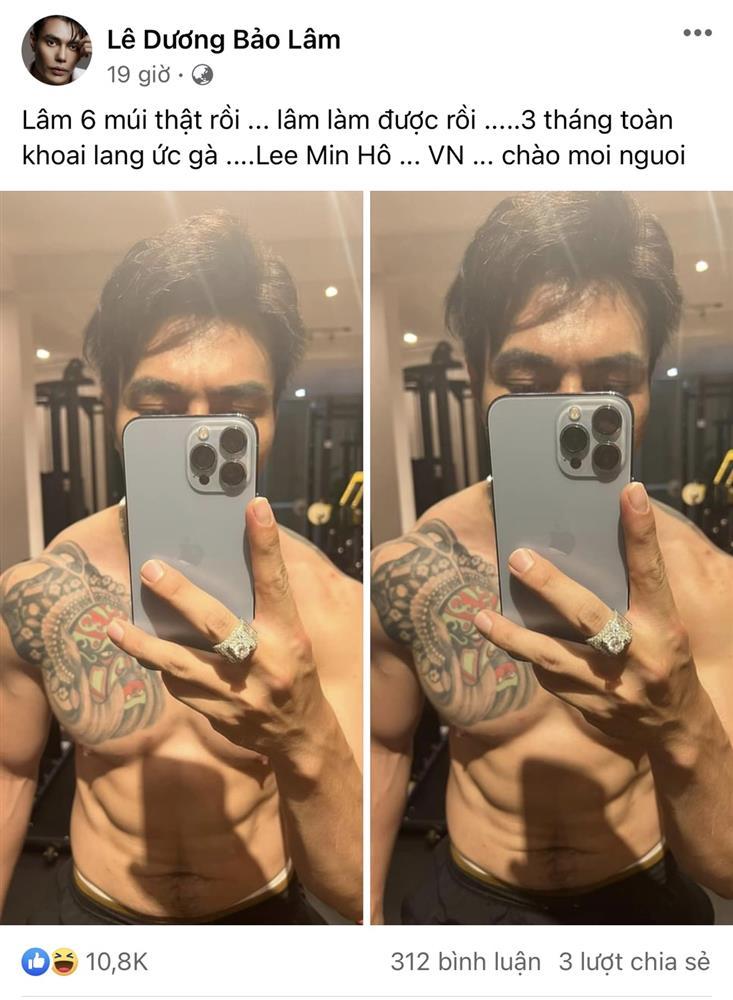 Lê Dương Bảo Lâm khoe body đô vật, tự nhận Lee Min Ho Việt Nam-1