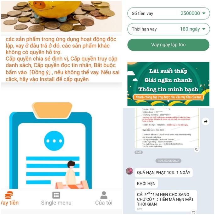 Vay 10 triệu qua app phải trả 15 triệu đồng sau 5 ngày-2