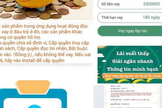 Vay 10 triệu qua app phải trả 15 triệu đồng sau 5 ngày