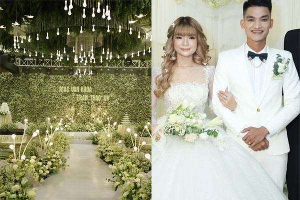 Wedding scene decorated with 3 tons of fresh flowers by Mac Van Khoa
