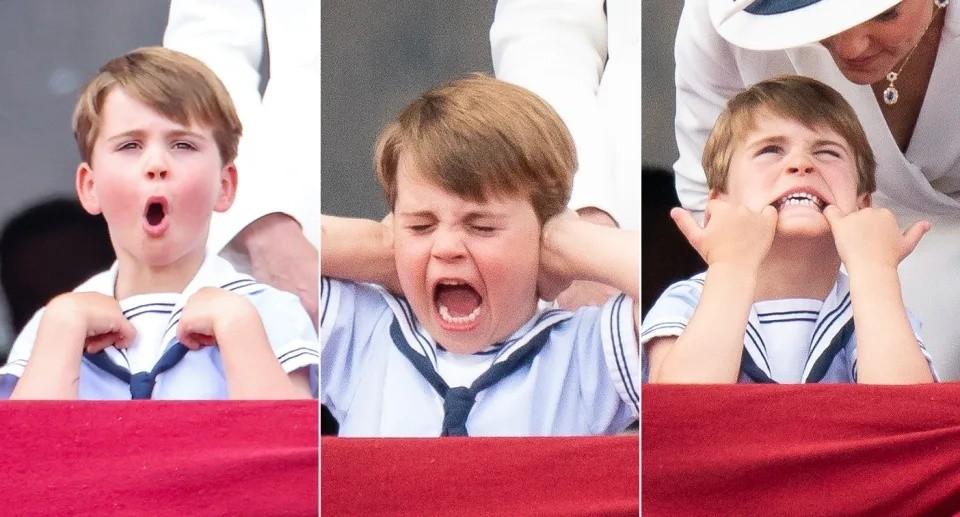 Prince Louis dominates the waves with a series of adorable expressions-1