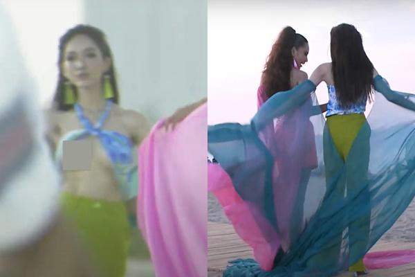 Đỗ Nhật Hà xin lỗi vì lộ ngực tại Hoa hậu Hoàn vũ Việt Nam-7