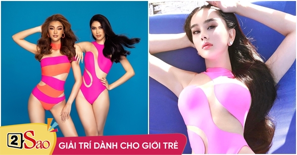 Lam Khanh Chi wearing a bikini was praised for surpassing Ngoc Trinh, surpassing the runner-up