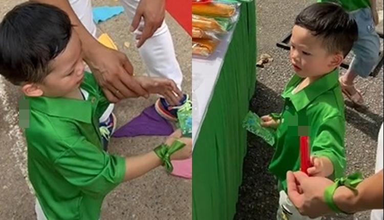 Con trai Á hậu Thanh Tú và chồng đại gia lộ diện đủ góc mặt-3