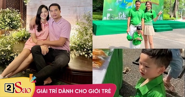 The son of runner-up Thanh Tu and his rich husband showed all sides of the face