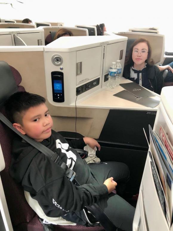 Chồng cũ đại gia của MC Quỳnh Chi khoe ảnh con trai cao lớn-1