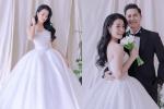 Karen Nguyễn mặc váy cưới được đính kết hơn 1.000 viên pha lê
