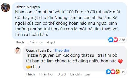 Sao Việt xúc động tình cảm cậu bé khuyết tật dành cho Phi Nhung-4