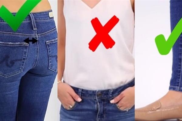 4 mistakes when wearing jeans make you a fashion disaster
