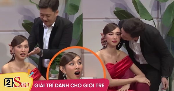 What does Thuy Tien say about Truong Giang’s gentle kiss?