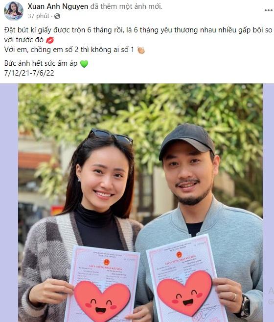 Nữ MC khoe đăng ký kết hôn, ngoại hình dừ của anh xã gây sốt-1