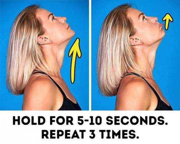 8 exercises to slim the face without spa or cutlery-7