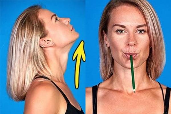 8 exercises to slim the face without spa or cutlery