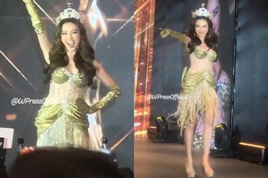 Hoa hậu Thùy Tiên hô 'Việt Nam' ra sao sau 'chiếc ố' hú hồn?