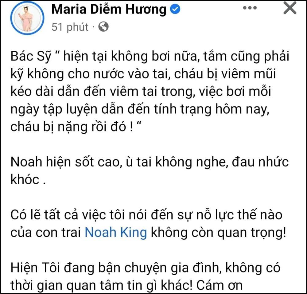 Diem Huong - Quang Huy took her child to the hospital amid rumors of her private life-3