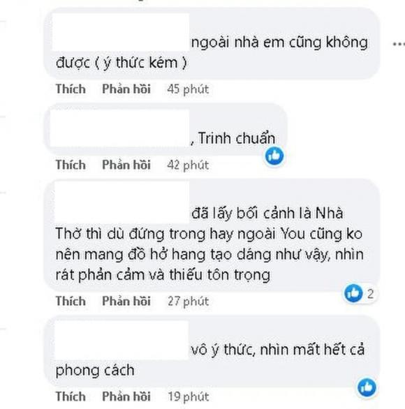 Phương Trinh Jolie tạo dáng phản cảm trước Nhà thờ Lớn-4