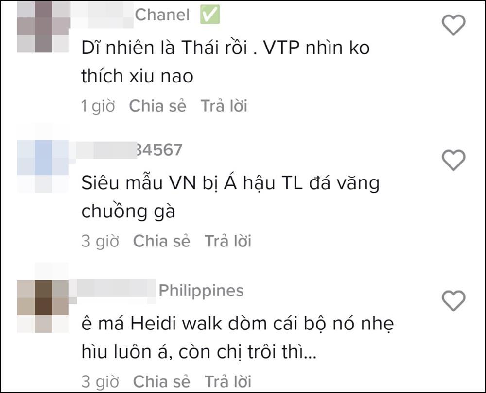 Diễn chung áo dài, Vũ Thu Phương bị chê thua xa hoa hậu Thái-10