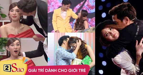 Before Thuy Tien, how many female colleagues did Truong Giang embrace?