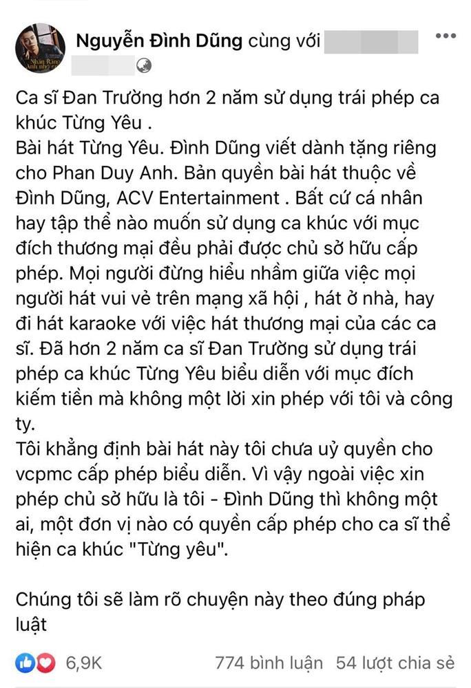 Đan Trường lại bị tố hát chùa suốt 2 năm không xin phép?-3