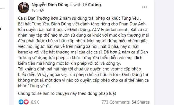 Thanh minh vụ hát chùa 2 năm, Đan Trường tiếp tục bị dằn mặt-1