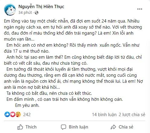 Hiền Thục nói về mối tình đầu: Ước ao được chết để có lần nữa-3