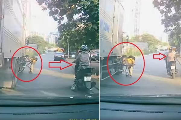 Đỗ xe sai quy định, cặp vợ chồng lao vào tát bảo vệ khu đô thị-4