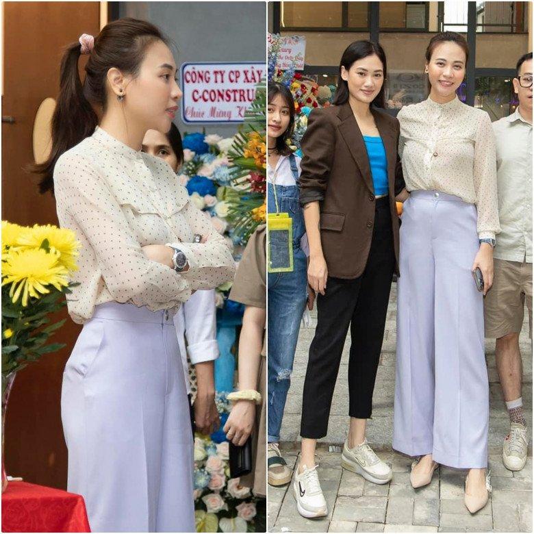 Dam Thu Trang, Brake Lee mix extremely well to cover the belly fat after giving birth-4