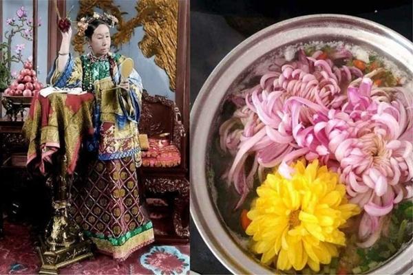 Chrysanthemum hot pot is considered the secret of beauty care of Queen Tu Hy