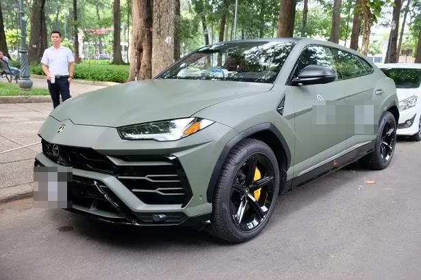 Mẫu xe Lamborghini Urus.