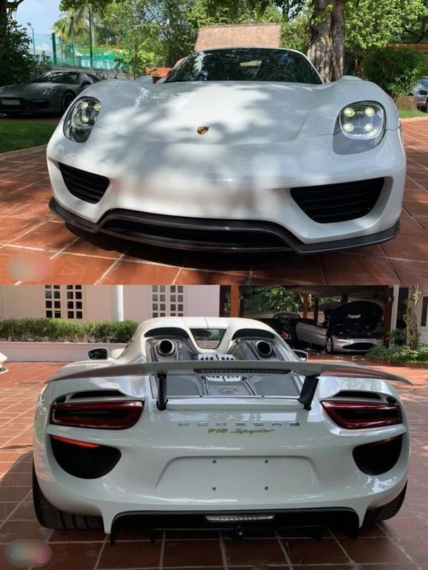 Dẫn lời trên tờ Zing, mới đây vị đại gia tiếp tục tậu thêm chiếc Porsche 918 Spyder đời 2015, giá lăn bánh ở Việt Nam không dưới  60 tỷ đồng.