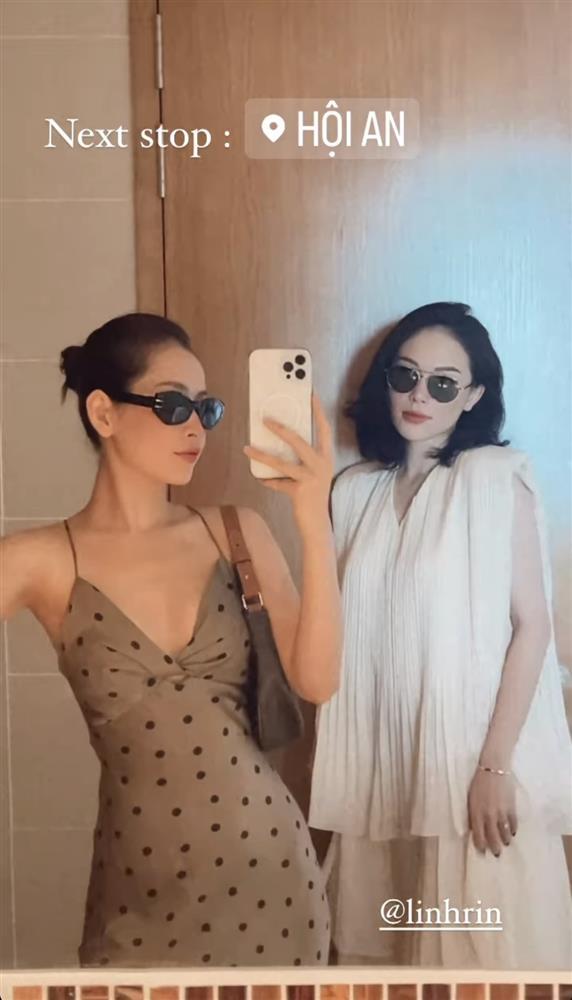 Linh Rin bụng lùm lùm, có tin vui với em chồng Hà Tăng?-3