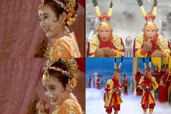 The cast of Journey to the West 1986 transformed into Sun Wukong just like the original