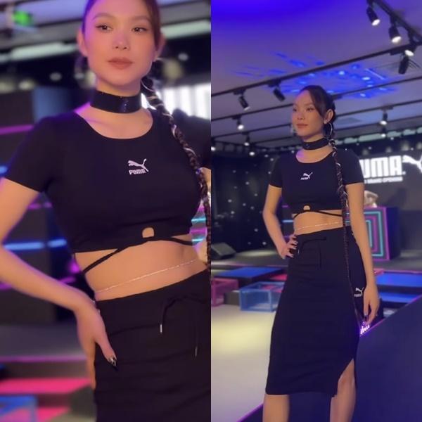 Đặc biệt là khi tham dự sự kiện hoặc biểu diễn, Minh Hằng không thể bỏ qua những item để lộ vòng 2 không chút mỡ thừa.