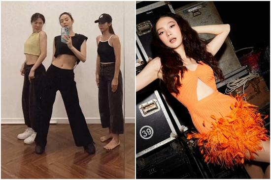 Minh Hằng tích cực khoe vòng eo không chút mỡ thừa trước đám cưới