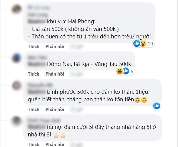 Dân mạng tranh cãi việc đi phong bì đám cưới với giá sàn 300k-4