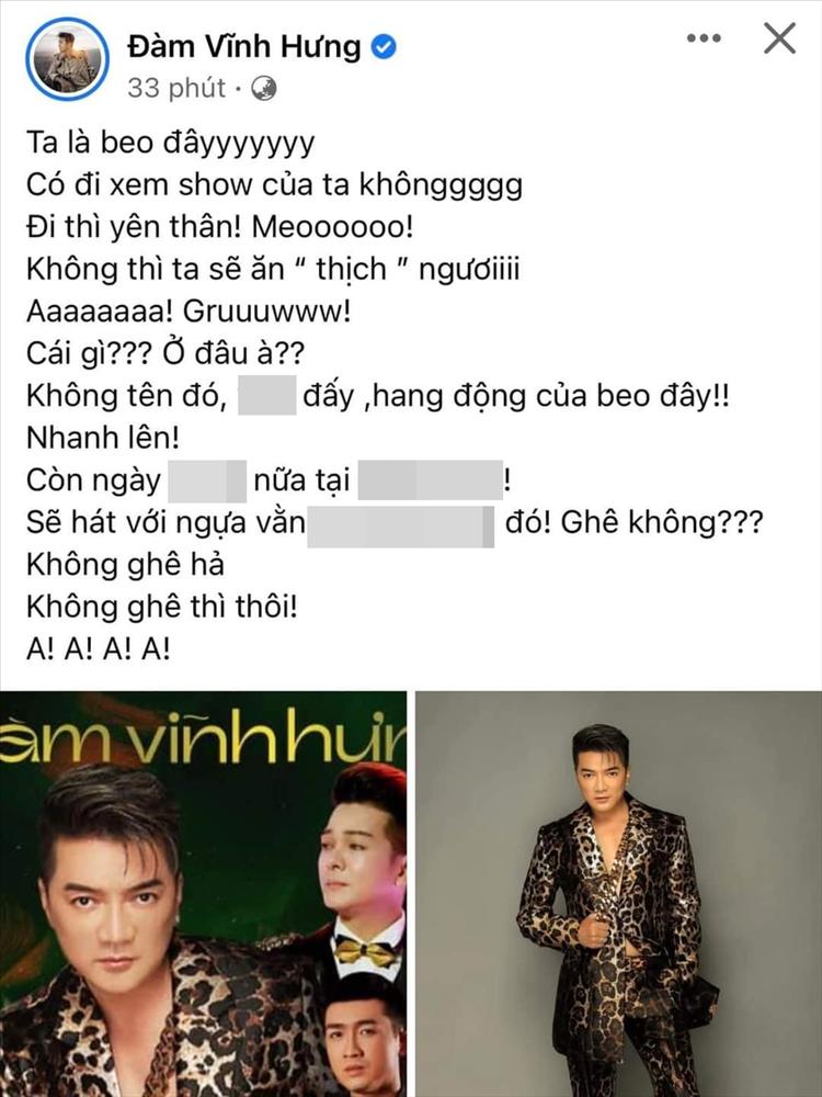 Đàm Vĩnh Hưng giới thiệu show lạ lùng, netizen chê dị hợm-1