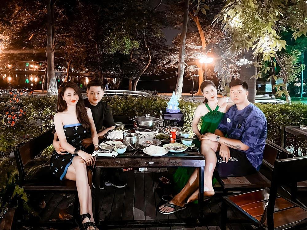 Lương Thu Trang để trai lạ ôm eo tình tứ trong sinh nhật bạn-1